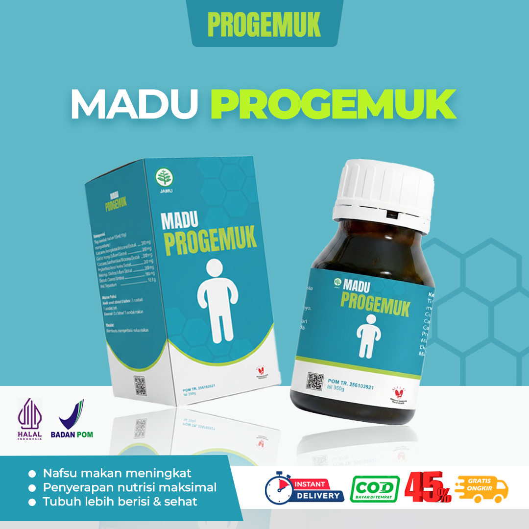 Foto produk Madu Progemuk 350g (PNG transparan)